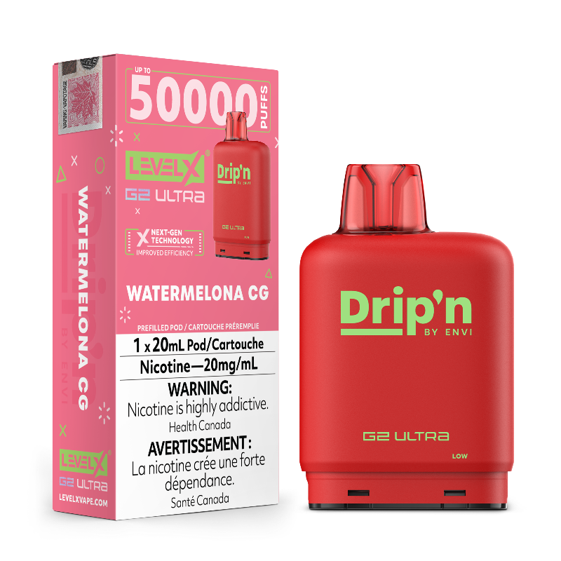Leve X G2 Ultra Dripn Watermelon CG 50k Pod