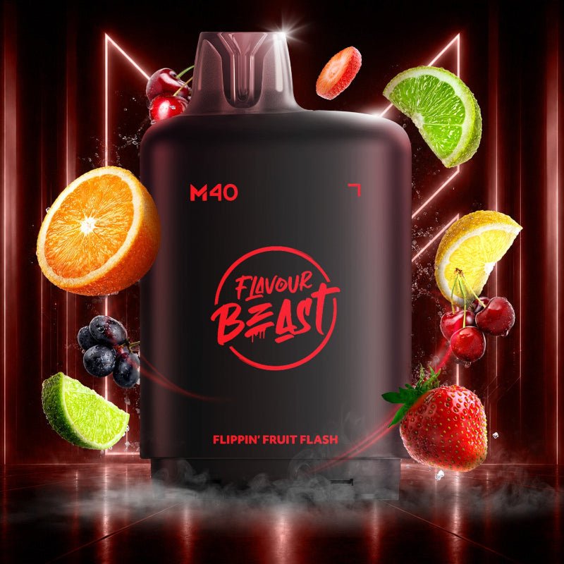 Level X M40 Flavour Beast Pods - Flippin' Fruit Flash, 160k Puffs - PODS - Mister Vapor