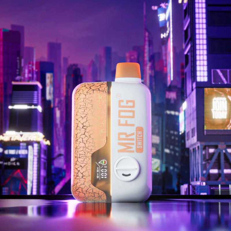 Mr Fog Switch Nicotine Free 15K Peach Lychee Ice Disposable Vape - DISPOSABLE - Mister Vapor