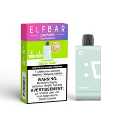 Elf Bar EW25K Miami Mint Disposable Pod (25000 Puffs) - PODS - Mister Vapor