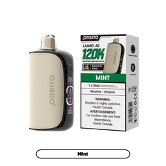 Orbito Lumo Ai 10mg Disposable Vape - Mint, 120k Puffs - DISPOSABLE - Mister Vapor