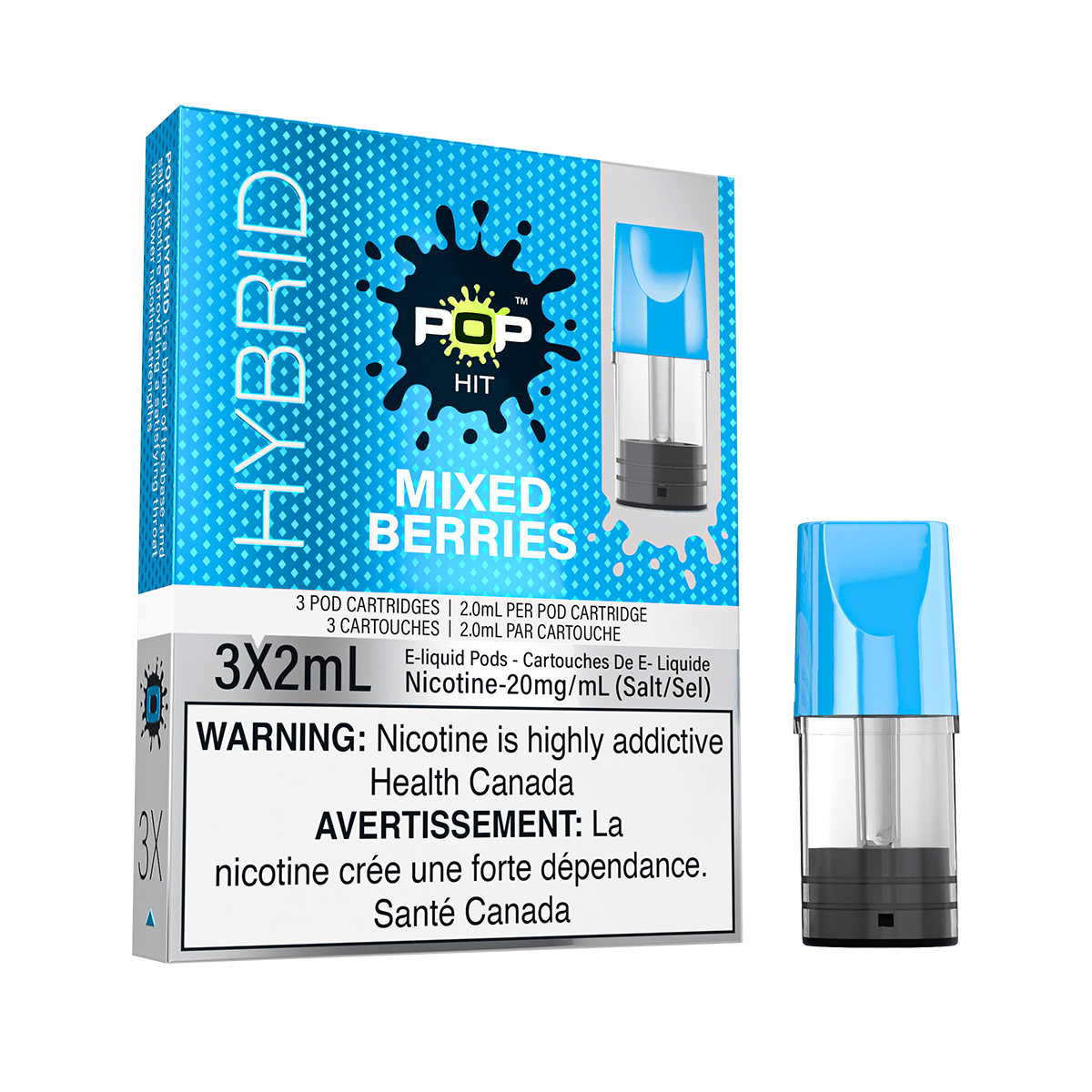 Pop Pods Mixed Berries Hybrid 2% - Pods - Mister Vapor