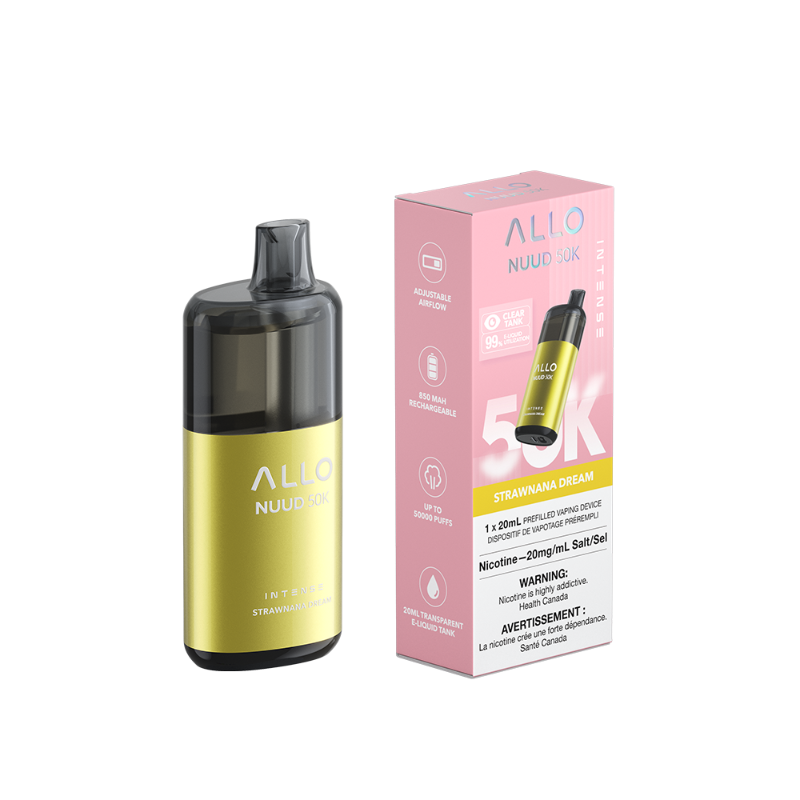 Allo NUUD Strawnana Dream 50K Intense Disposable Vape