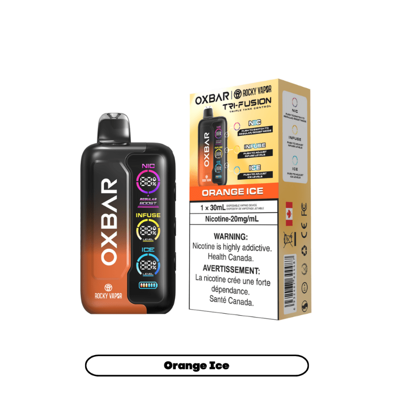 Oxbar Tri-Fusion Orange Ice Disposable Vape - DISPOSABLE - Mister Vapor