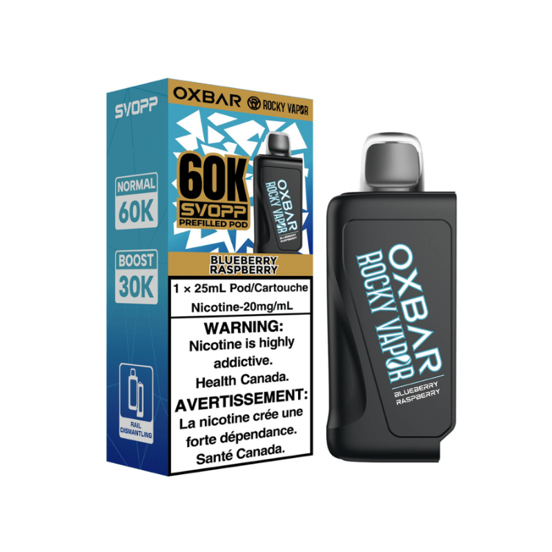Oxbar Svopp Blueberry Raspberry 60K Disposable Pod - PODS - Mister Vapor