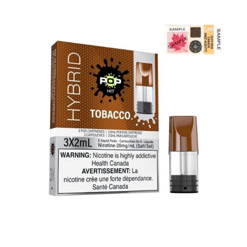 Pop Pods Tobacco Hybrid 2% - Pods - Mister Vapor