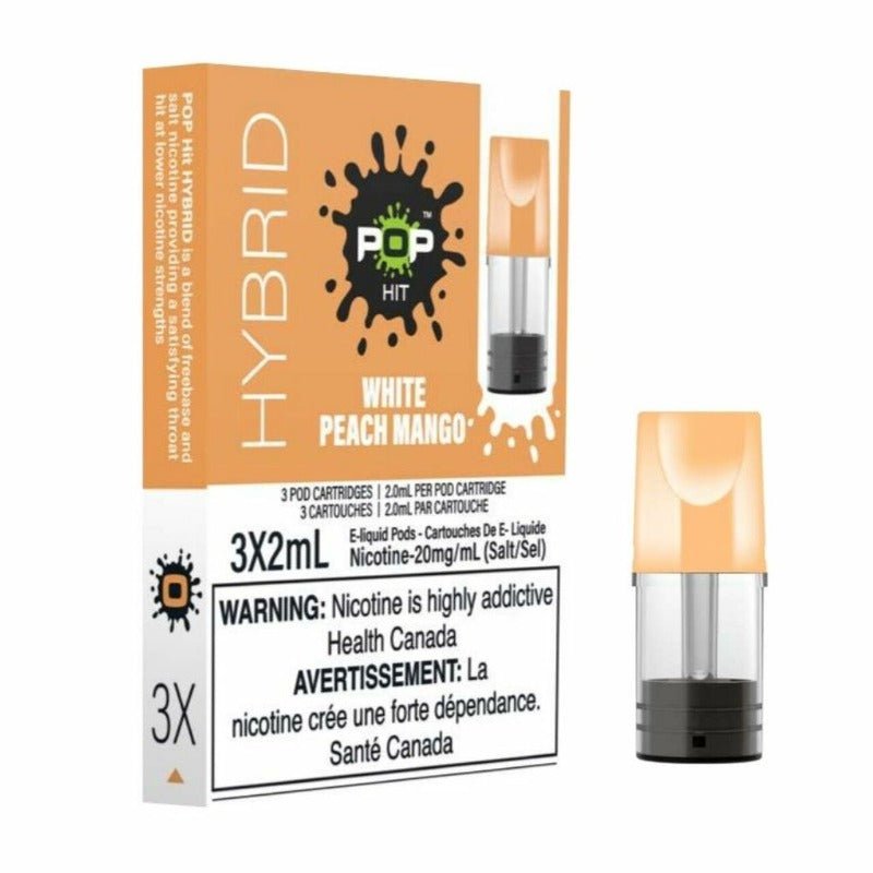 Pop Pods White Peach Mango Hybrid 2% - Pods - Mister Vapor