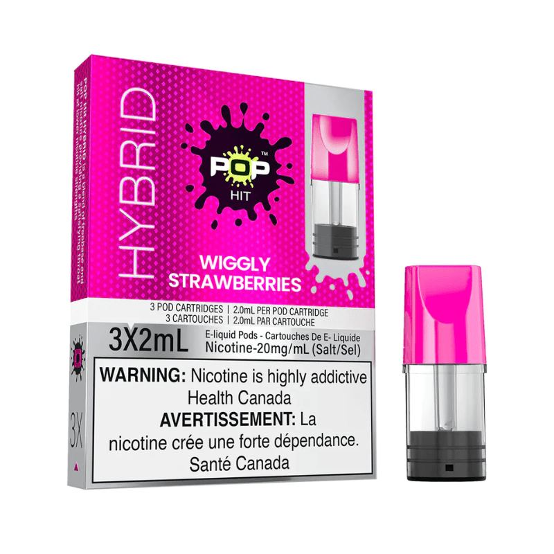 Pop Pods Berry Squish (Wiggly Strawberries) Hybrid 2% - Pods - Mister Vapor