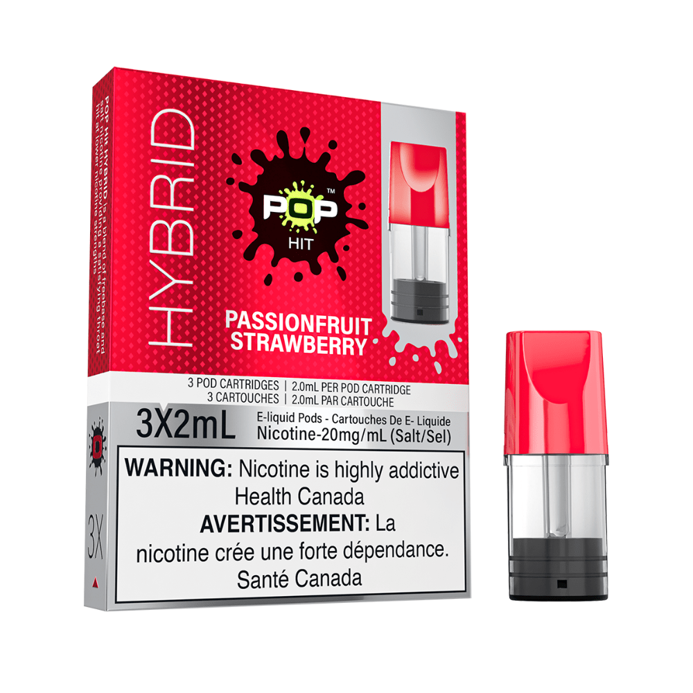 Pop Pods Passionfruit Strawberry Hybrid 2% - Pods - Mister Vapor