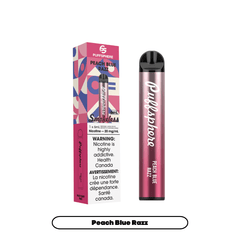 Puffsphere Peach Blue Razz Smokeless Vape - DISPOSABLE - Mister Vapor