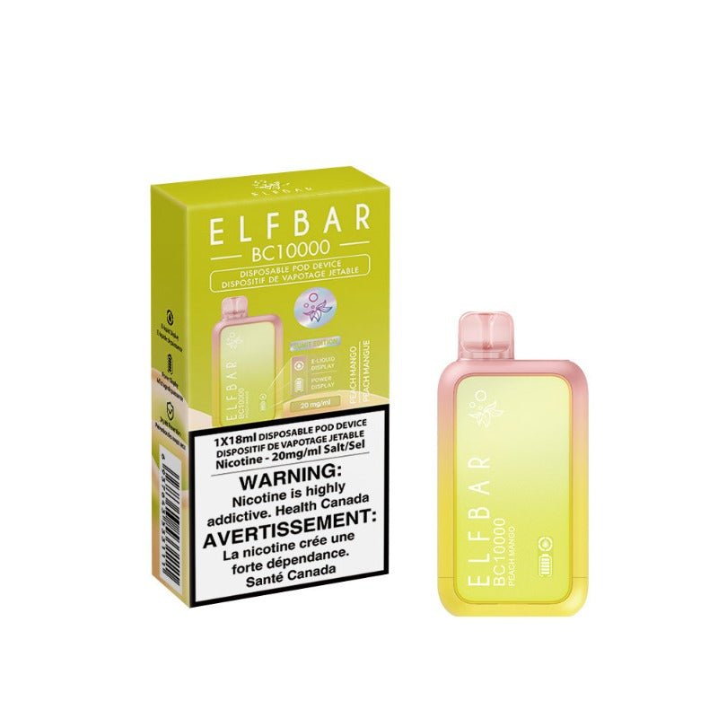 Elf Bar (BC 10K) Peach Mango Disposable Vape - DISPOSABLE - Mister Vapor