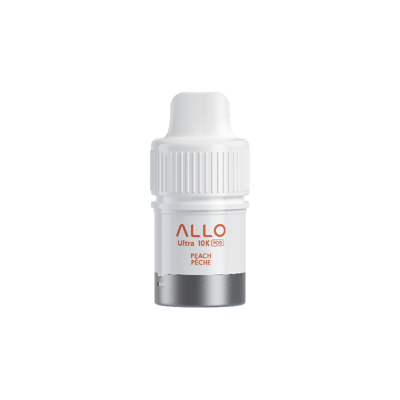 Allo Ultra 10k Hybrid Peach Pre-filled Pod - PODS - Mister Vapor