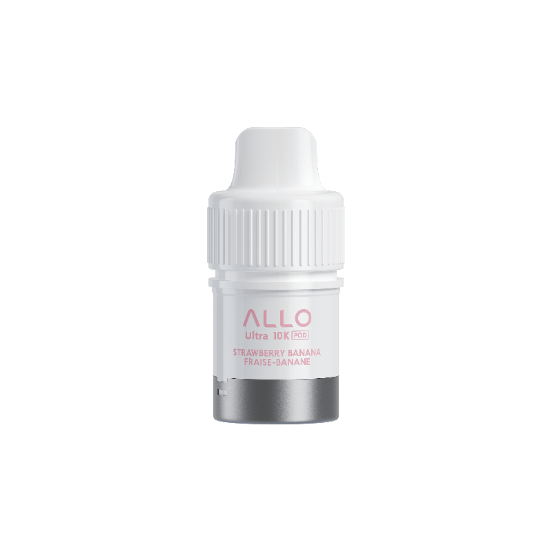 Allo Ultra 10k Hybrid Strawberry Banana Pre-filled Pod - PODS - Mister Vapor