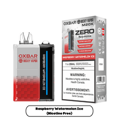Oxbar M20K Nicotine Free Raspberry Watermelon Ice Disposable Vape - DISPOSABLE - Mister Vapor