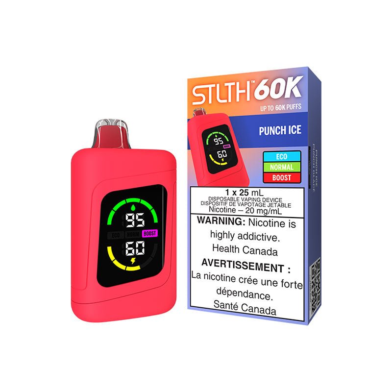 STLTH 60K Punch Ice Disposable Vape - DISPOSABLE - Mister Vapor