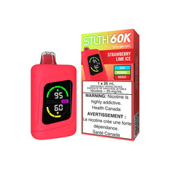 STLTH 60K Strawberry Lime Ice Disposable Vape - DISPOSABLE - Mister Vapor