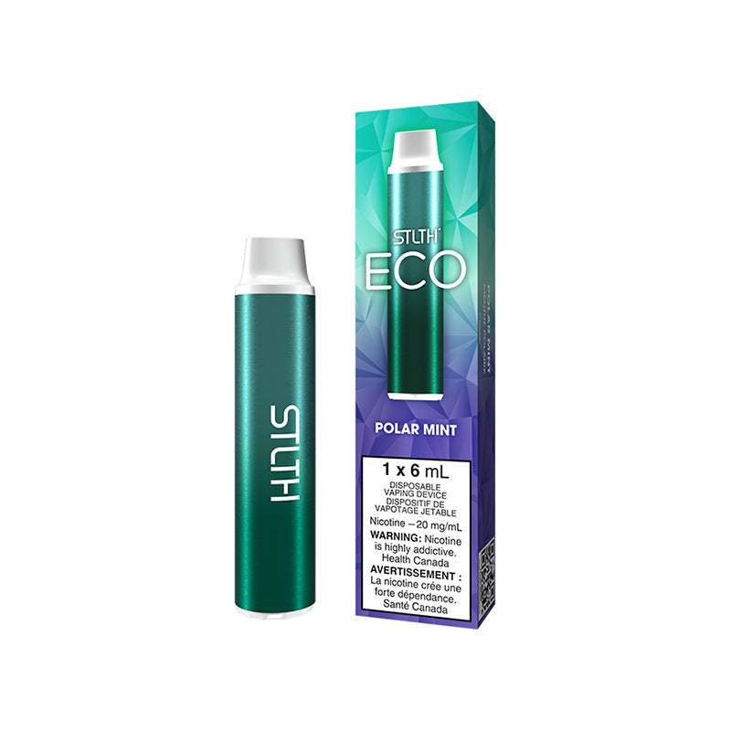 Introducing the POLAR MINT STLTH ECO DISPOSABLE VAPE featuring 1600 puffs, 6mL of E-liquid volume and equipped with 1000mAh battery. Super Compact. Buy Now At MV