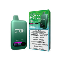 STLTH Eco XL Green Apple Ice Disposable Vape - DISPOSABLE - Mister Vapor
