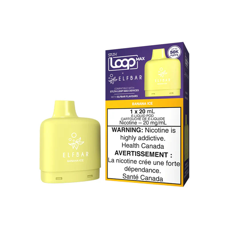 STLTH Loop Max X Elf Bar 50k Pod - Banana Ice