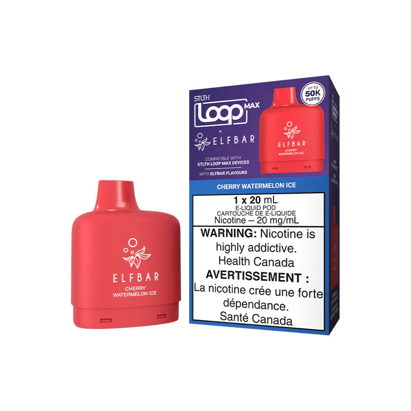 STLTH Loop Max X Elf Bar 50k Pod - Cherry Watermelon Ice