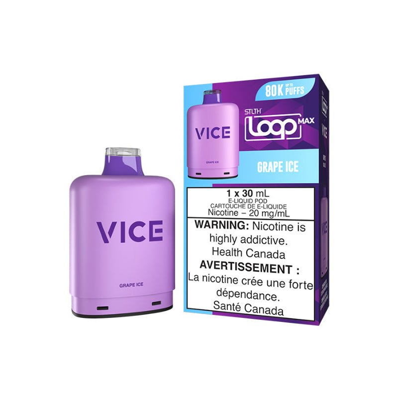 STLTH Loop Max X Vice - Grape Ice 80K Pod - PODS - Mister Vapor
