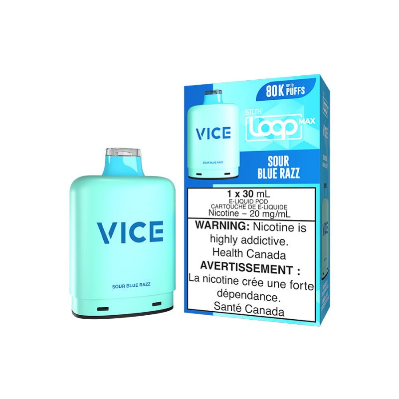 STLTH Loop Max X Vice - Sour Blue Razz 80K Pod - PODS - Mister Vapor