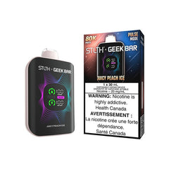 STLTH X GEEKBAR Juicy Peach Ice 80K Disposable Vape, 30mL - DISPOSABLE - Mister Vapor