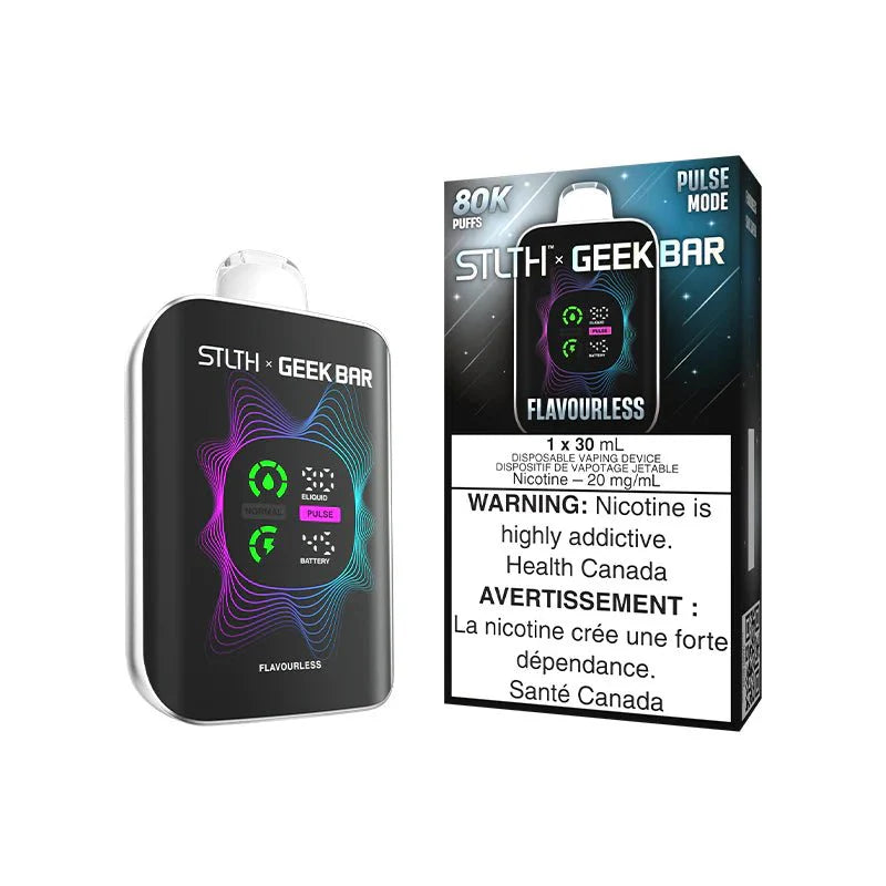 STLTH X GEEKBAR Flavourless 80K Disposable Vape, 30mL - DISPOSABLE - Mister Vapor