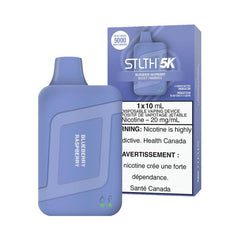 EXCISE TAX STLTH K5 BOX BLUEBERRY RASPBERRY DISPOSABLE VAPE AT MISTER VAPOR CANADA THE BEST ONLINE VAPE STORE