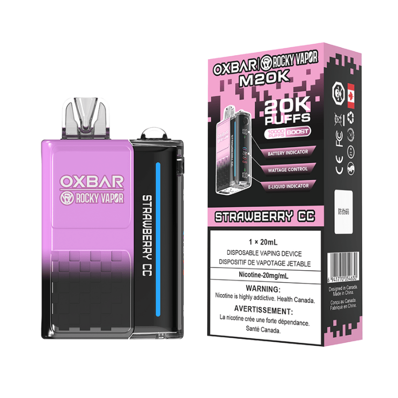 Oxbar M20K Strawberry CC Disposable Vape - DISPOSABLE - Mister Vapor