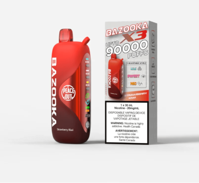 Bazooka 90K Strawberry Kiwi Disposable Vape - DISPOSABLE - Mister Vapor