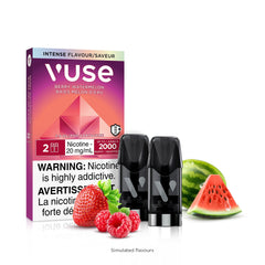 BERRY WATERMELON The sweet flavour of red berries followed by refreshing watermelon and just a hint of icy cool twist. Coming in a pack of 2 pods, each pod has 1.8mLs of delicious e-liquid. Available in (18 mg), Same-day or Next-day delivery within the zone and express shipping GTA, Oakville, Aurora, Pickering, Ajax, Whitby, Oshawa, Scarborough, Brampton, Etobicoke, Mississauga, Markham, Richmond Hill, Ottawa, Montreal, Nova Scotia, PEI, Vancouver, Vaughan, Toronto, York, North York, London, Kingston, Burl