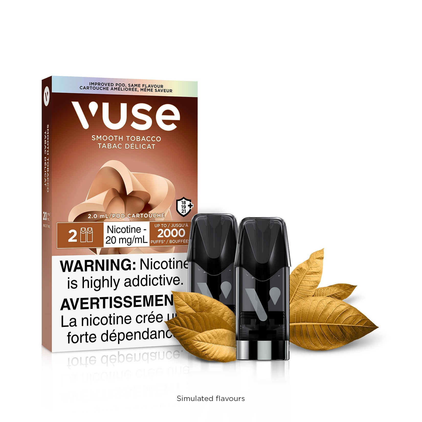 Vuse Smooth Tobacco Epod Pod - Pods - Mister Vapor