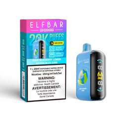 SOUR BLUEBERRY LEMON ELF BAR GH20k DISPOSABLE VAPE
Enjoy a sour blend of blueberry lemon