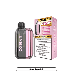 Oxbar M85K Sour Peach G Disposable Vape, 25mL - DISPOSABLE - Mister Vapor