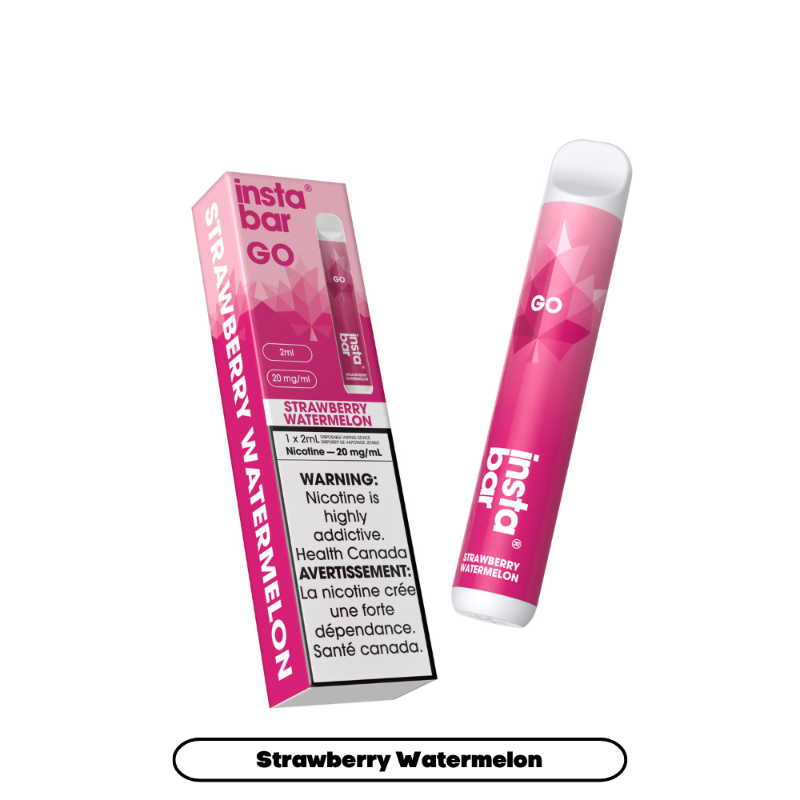Insta Bar Go Strawberry Watermelon Disposable Vape, 2mL