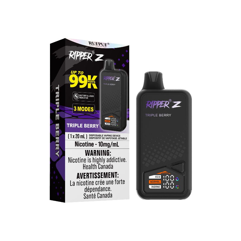 Ripper Z Triple Berry 10mg 99k Disposable Vape