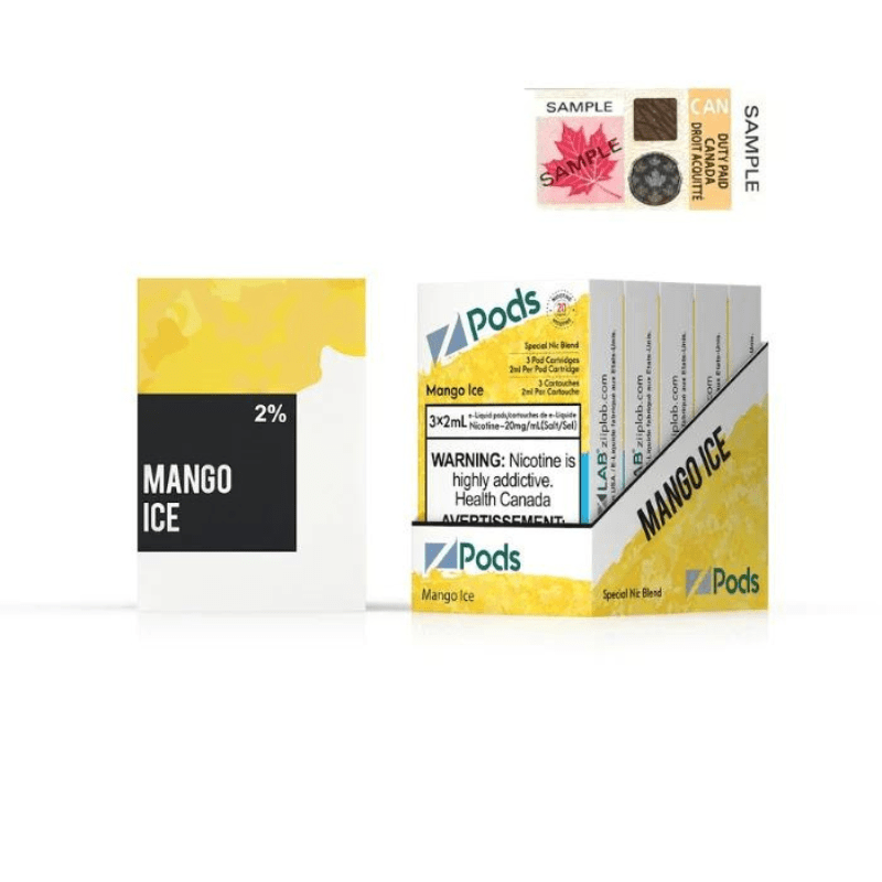 Z Pods Mango Ice 2% Special Nic Blend - Pods - Mister Vapor