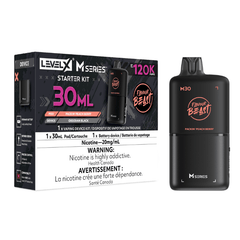 Level X M30 Flavour Beast Pod Starter Kit - Packin' Peach Berry, 120k Puffs - PODS - Mister Vapor