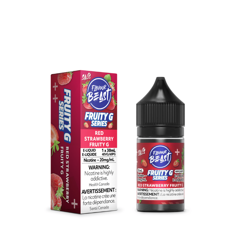 Flavour Beast Fruity G Series E-Liquid Red Strawberry Salt - E-Liquid - Mister Vapor