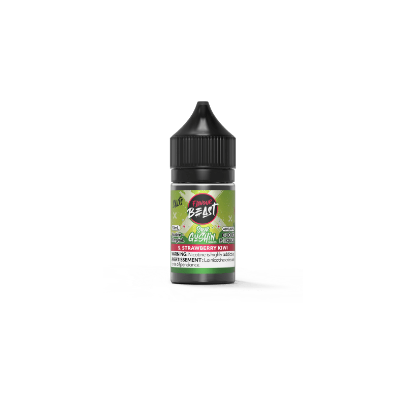 Flavour Beast Sour Gushin Series E-Liquid S. Strawberry Kiwi Salt - E-Liquid - Mister Vapor