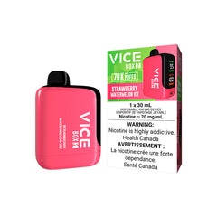 STRAWBERRY WATERMELON ICE VICE BOX 2 70K DISPOSABLE VAPE: 70000 puffs, 30mL e-liquid capacity, Adjustable airflow and battery & E-liquid indicator. Buy now at MV