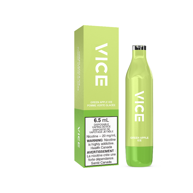 VICE 2500 GREEN APPLE ICE MISTER VAPOR
