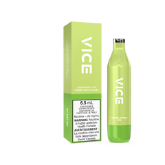 Vice 2500 Green Apple Ice Disposable - DISPOSABLE - Mister Vapor