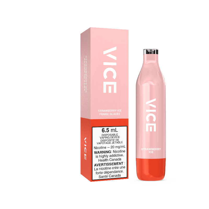Vice 2500 Strawberry Ice Disposable - DISPOSABLE - Mister Vapor