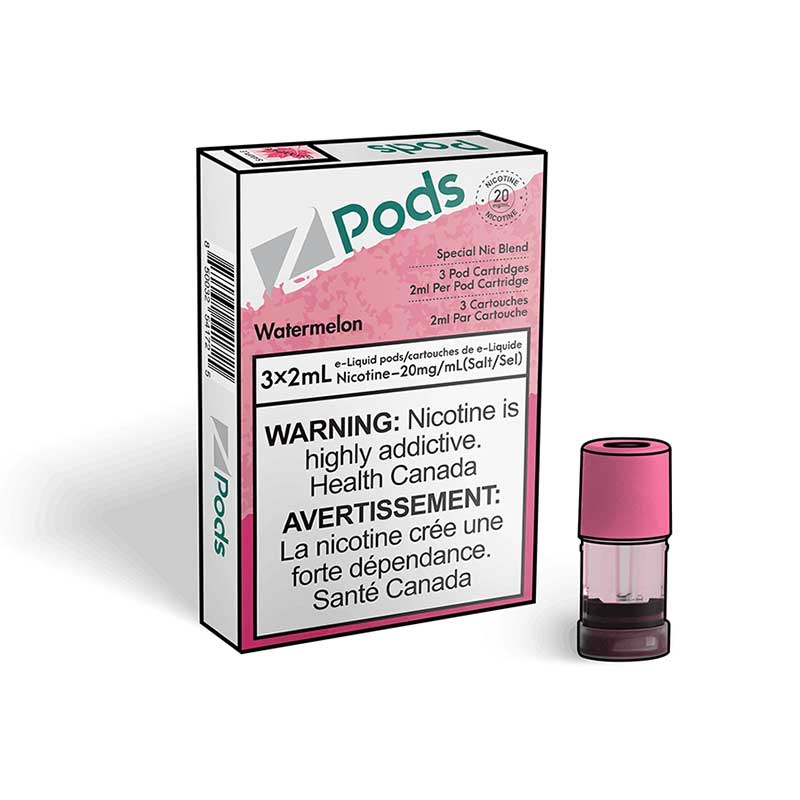 Z Pods Watermelon 2% Special Nic Blend - Pods - Mister Vapor
