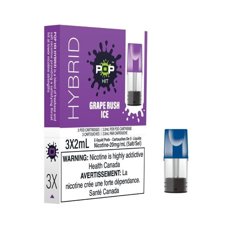 Pop Pods Grape Rush Ice Hybrid 2% - Pods - Mister Vapor