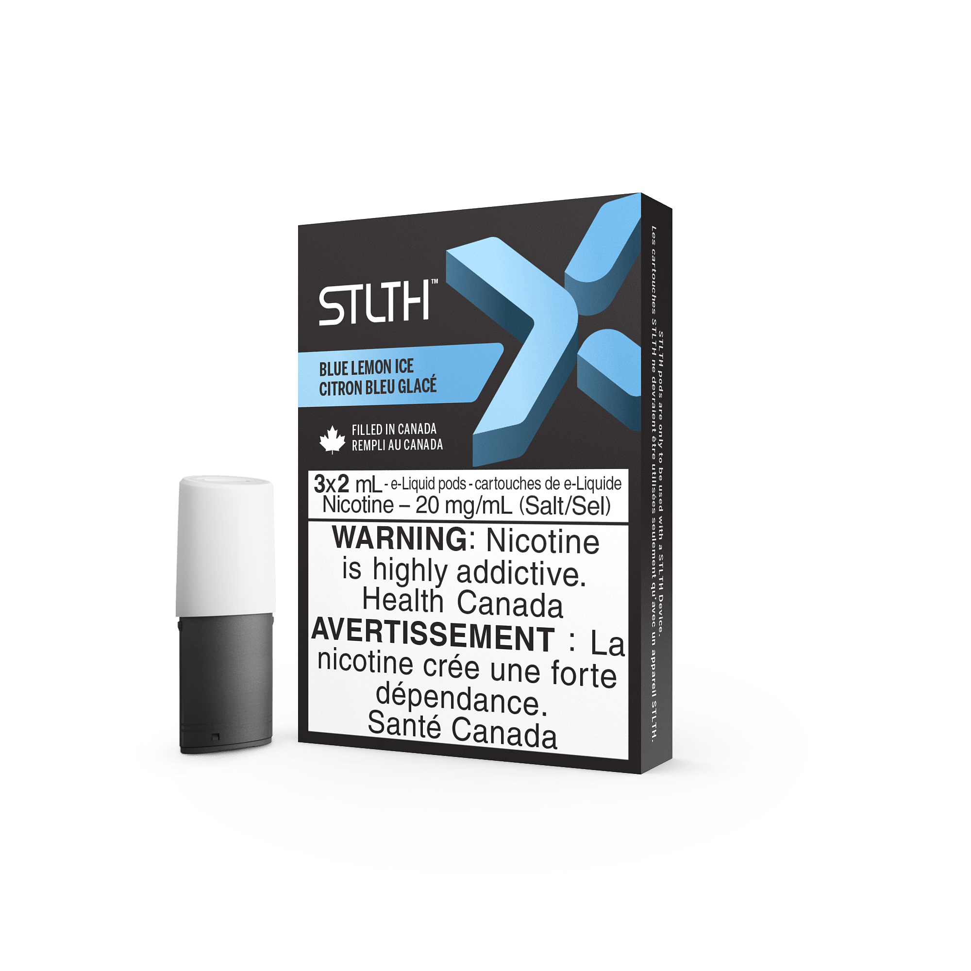 STLTH X Blue Lemon Ice Pods (3 Pack) - PODS - Mister Vapor