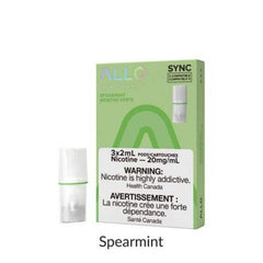 Allo Sync Spearmint Pod (3Pk) (S-Compatible) - Pods - Mister Vapor