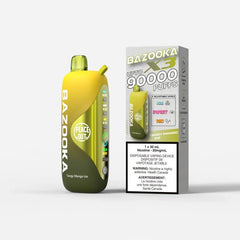 Bazooka 90K Tangy Mango Ice Disposable Vape - DISPOSABLE - Mister Vapor